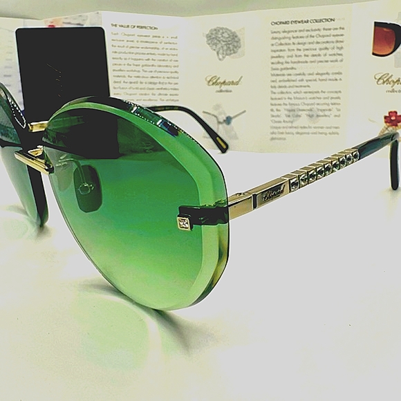 👑Chopard 🏆Made in. Japan 🇯🇵 ‼️Special edition Sunglasses 2SCHD43S 🆙 - Picture 15 of 15